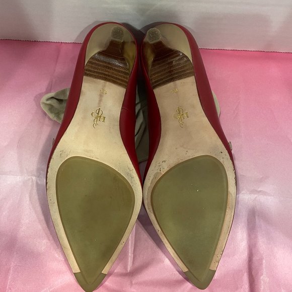 Cole Haan Size 9 Red Heels - Picture 9 of 11